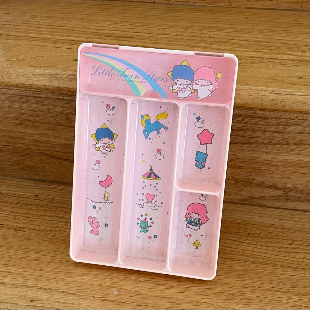 Little Twin Stars Stationary Tray Vintage
